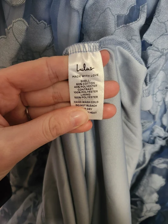 Lulus 'Poof Of Perfection' Floral Tie Strap Dress Size M - Picture 10 of 13